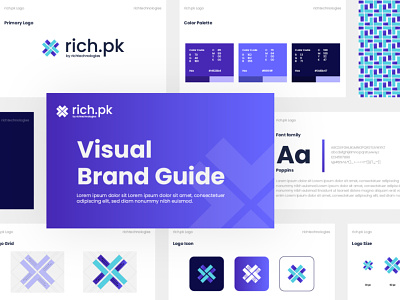 rich.pk logo concepts