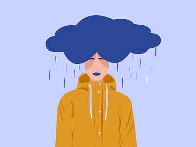 Mood illustration illustrator psychology vector