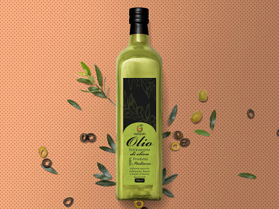 Olive Oil Bottle Mockup Free Download