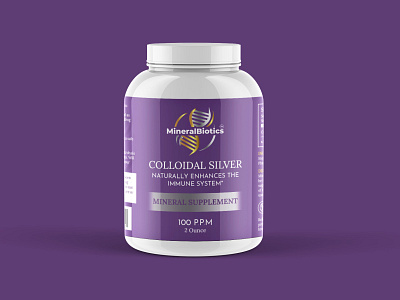 Supplement Label Mockup Free