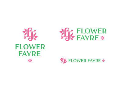 Flower Fayre Type 2 florist flower identity logo