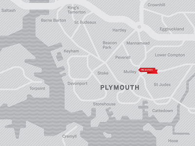 Plymouth Map city design map plymouth town