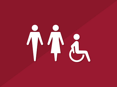 Toilet Symbols disabled female male man restroom sign symbols toilet wc wheelchair woman