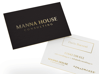 Manna House Cards business coach consultant design logo management