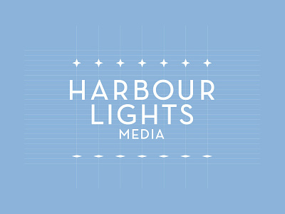 Harbour Lights Media brand design guides help logo media nautical