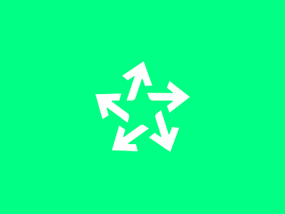 Arrow Star arrow building business graphic icon logo masterclass star