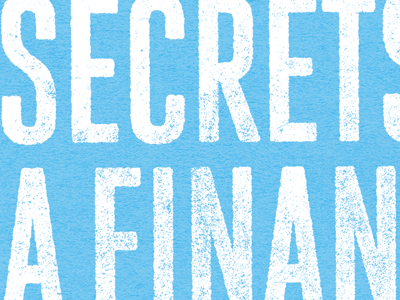 Secrets of a Financial Adviser (type) book cover design file finance folder money secret