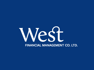 West accountant design finance financial management logo