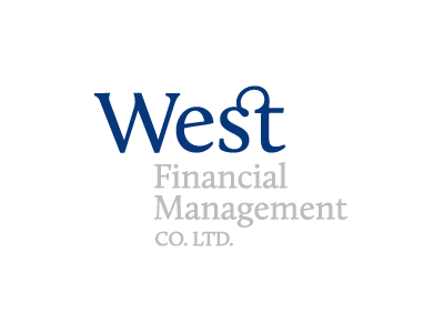 West2 accountant design finance financial management logo