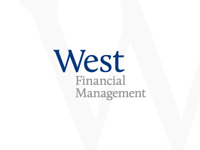 West Financial Management accountant design finance financial management logo