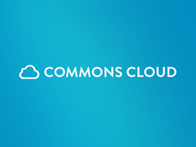 Updated CommonsCloud logo type logo