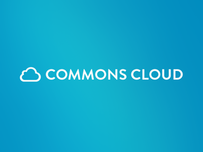 Updated CommonsCloud logo type