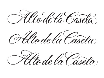 Borges Lettering Alto De La Caseta