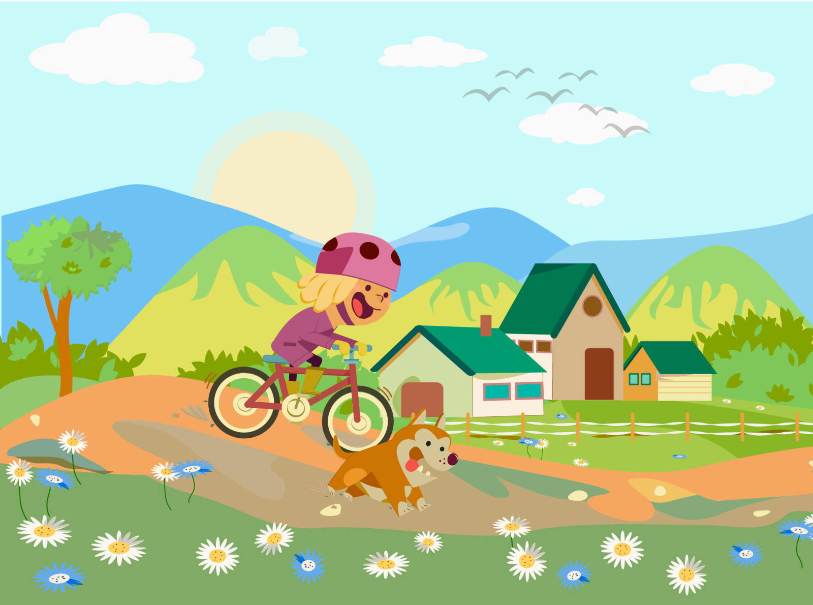 В деревне у бабушки by Marina Vlasova on Dribbble