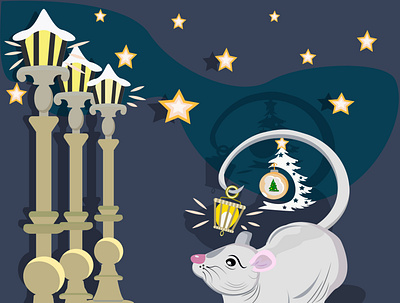 Year of the White Rat app branding icon illustration illustrator typography ux web