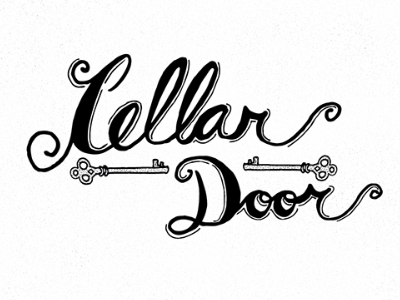 Cellar Door beautifulwords california create doodle draw drawing handlettering lettering sacramento sketch type typography