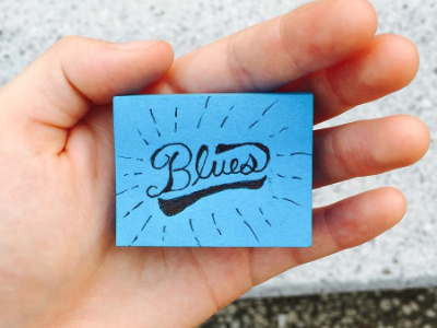Blues blues doodle draw drawing music pen sketch type typography