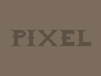 Pixel font letter letters pixel type