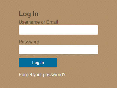 Log In in log