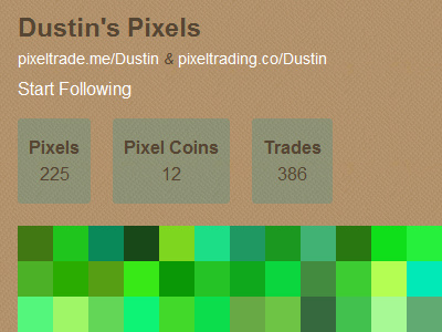 Dustin’s Pixels company pixel pixels trading