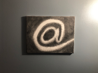 Charcoal on Canvas