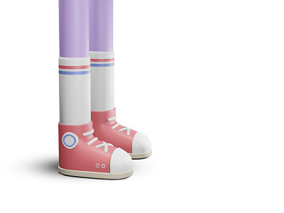 SNKRS 3d blender3d boots colour design eevee render trainers