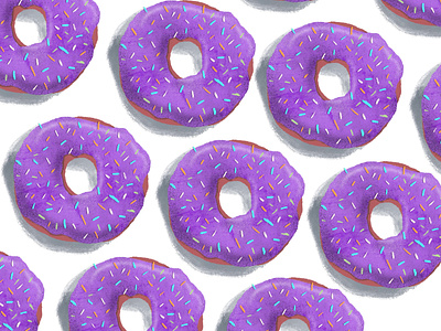 D🍩nuts color colour donuts doodle illustration illustrator procreate texture