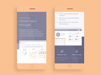 Mobile Product Page clean colour design flat guide interface mobile style text ui ux web