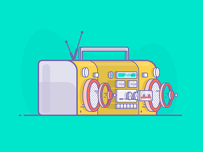Boombox designs, themes, templates and downloadable graphic elements on  Dribbble