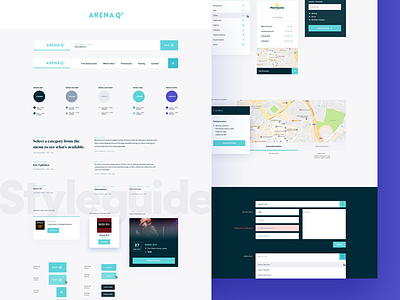 Style Guides clean colour field flat guide guidelines interface style styleguide text ui ux