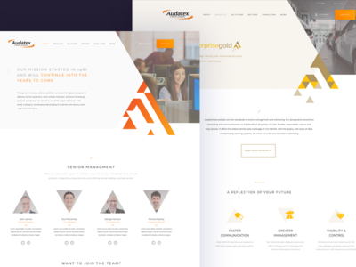 About page UI