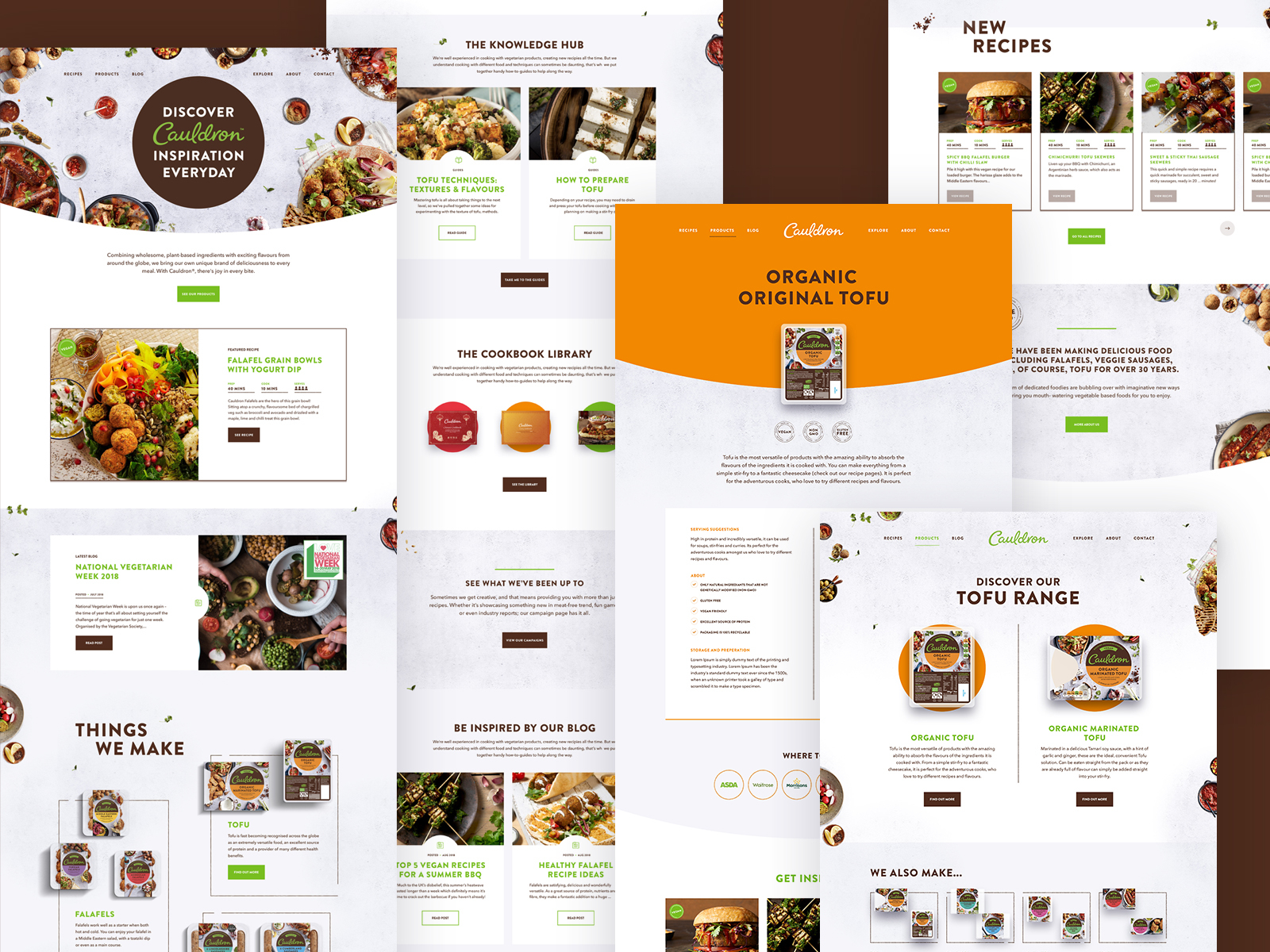 Food Brand UI by Phil Millward for Parallax on Dribbble