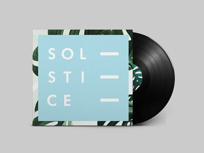 "Solstice" Mixtape / Playlist Cover Design