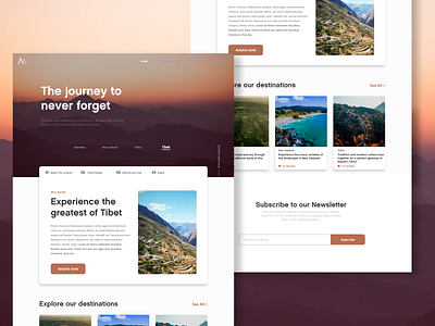 Travelling Agency - Landing Page