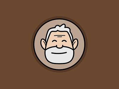 Lula badge design face flat icon illustration luis inácio lula da silva lula president profile