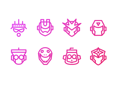 "Mega Man 3" Mega Minimal Iconset — Free PSD file