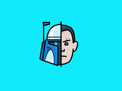 Attack of the Clones: Jango Fett icon attack of the clones clonetrooper helmet icon icons jango fett movie star wars