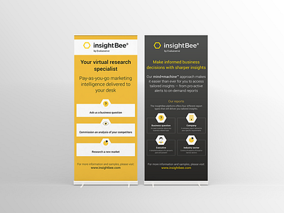 InsightBee design events icon illustration merchandise rollup banner design shirt design signage typography