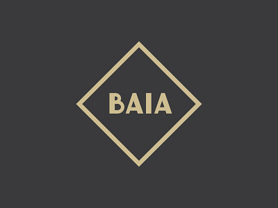 Baia baia bay bay area california diamond food italian logo restaurant san francisco typography