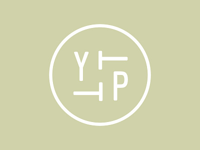 Youth to the People brandmark circle green logo logomark stamp symbol typography white yttp