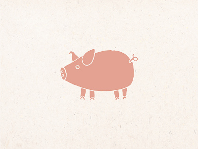 Oink animal drawing farm illustration oink pig piglet pink quirky
