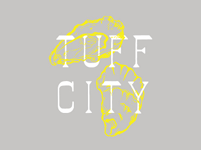 Tuff City british columbia canada food overlay oysters tofino tuff city typography