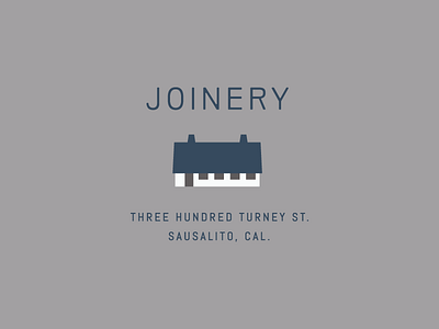 Joinery brandmark california grey house joinery logo navy sausalito scandinavian
