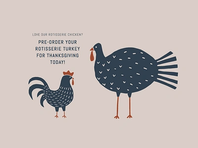 Turkey animal chicken illustration joinery san francisco thanksgiving turkey