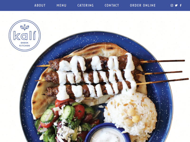 Kali Greek Kitchen By Ashleigh Brewer On Dribbble