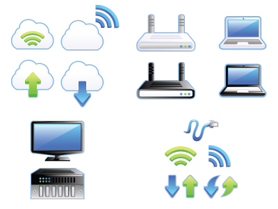 Stock icons icons illustrations internet stock wifi