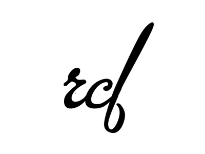 rcf experiment lettering logo type