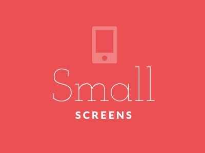 Small Screens mobile portfolio slab type