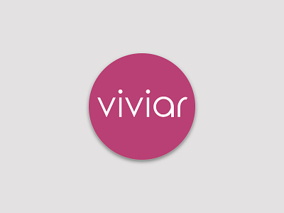 Viviar Logo branding design icon illustration logo media something typography vector
