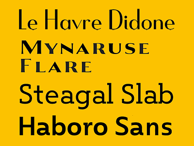 Prospective Fonts, Round 2 fonts type typeface